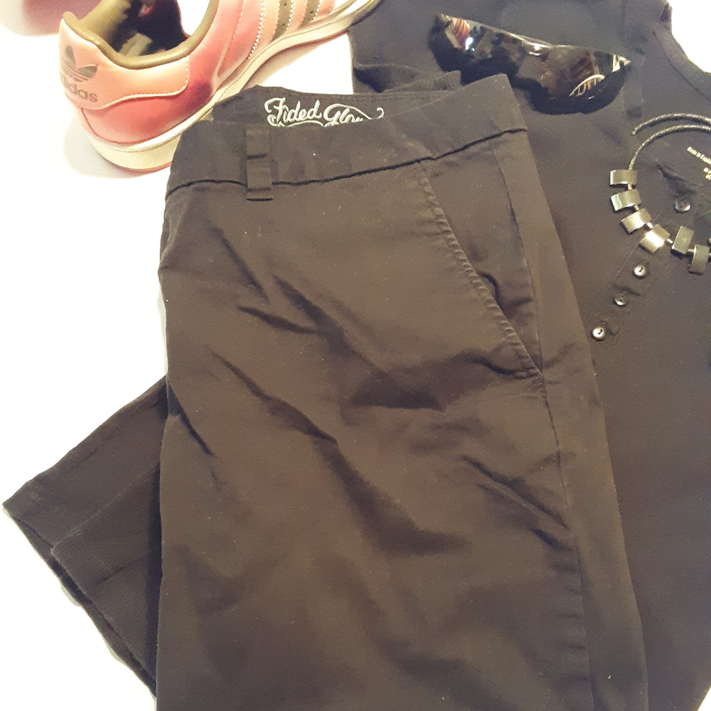 Faded Glory Chino Short women's size 14 black